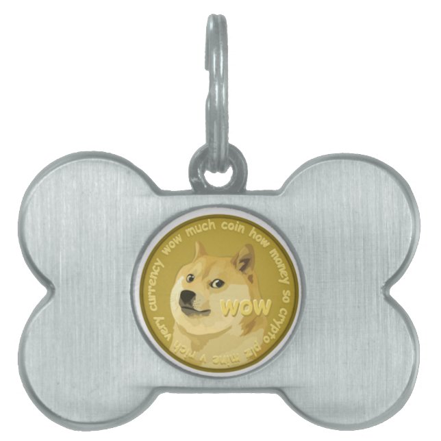 Dopostkoe accessoires - Chatty Shiba Inu Huisdieren Naamplaatje (voorkant)