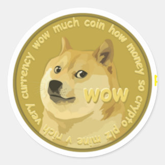 Dopostkoe accessoires - Chatty Shiba Inu Ronde Sticker
