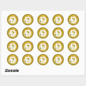 Dopostkoe Cryptocurrency Classic Round Sticker (Vel)