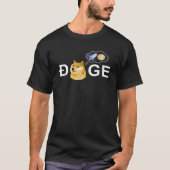 Dopostkoe in Doge HODL aan het mooncrypto-thema T-shirt (Voorkant)