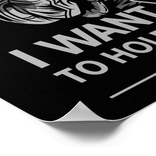 Dopostkoe in Doge Ik wil dat je naar de mooncrypto Poster (Hoek)