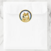 Dopostkoen in Doge Day 4/20 Stock Market Crypto Fu Ronde Sticker (Tas)