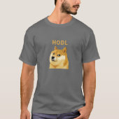 Dopostkoen in HODL Cryptocurrency T-shirt (Voorkant)