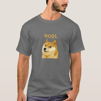 Dopostkoen in HODL Cryptocurrency T-shirt