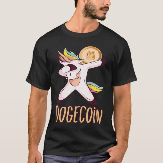 Dopostkoen in Moon Dab Cryptocurrency Bitcoin Dopo T-shirt (Voorkant)