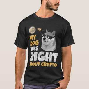 Dopostkoetsen in Dopostkoen in Coin Doge Crypto Ma T-shirt