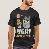 Dopostkoetsen in Dopostkoen in Coin Doge Crypto Ma T-shirt (Voorkant)