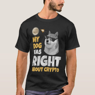 Dopostkoetsen in Dopostkoen in Coin Doge Crypto Ma T-shirt