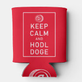 Dopostkoetsen Keep Calm and Hodl Doge Crypto Funny Blikjeskoeler (Achterkant)