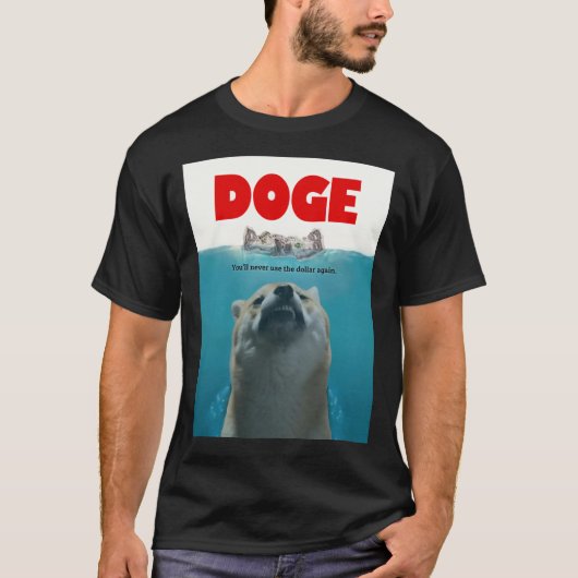 Dopostkok Yolo van Elon Musk Tweet op Doge Classic T-shirt (Voorkant)