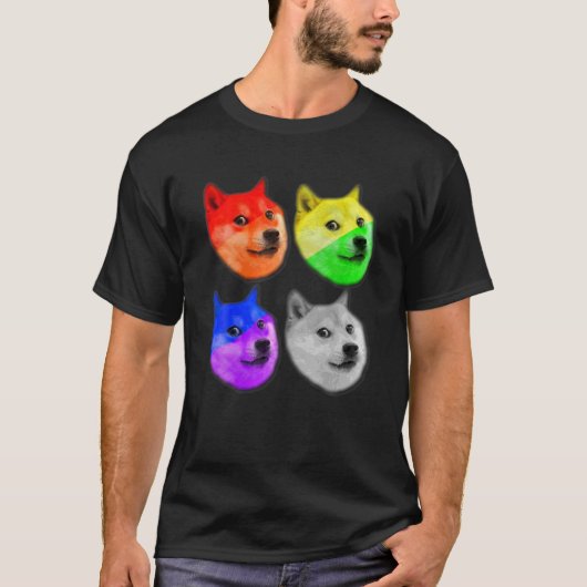 Dopostkokoe Doge Crypto Top Meme Funny LGBT Flag L (Voorkant)
