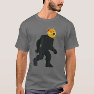Dopostkokoe Doge HODL Sasquatch Meme Funny Dogezil T-shirt