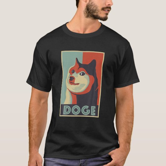 Dopostkokoen in Dokoen in Coin Doge T-shirt (Voorkant)