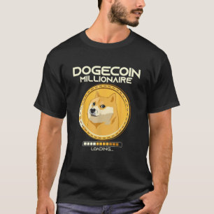 Dopostkoks in Millionaire Loading Cool Doge Coin C T-shirt