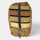 Dopp Kitt - Sinaasappel bakstenen patroon Toilettasje (Rechts)