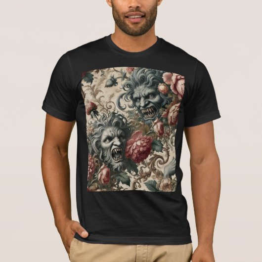 Doppelganger Malevolence – Gothic Wearable Art T-shirt (Voorkant)