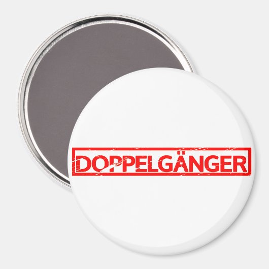 Doppelgänger Stamp Magneet (Voorkant / Achterkant)