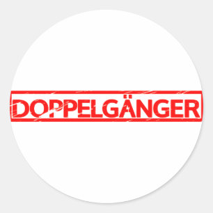 Doppelgänger Stamp Ronde Sticker