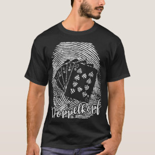 Doppelkopf Vingerafdruk D N A Kaart Spel T-shirt