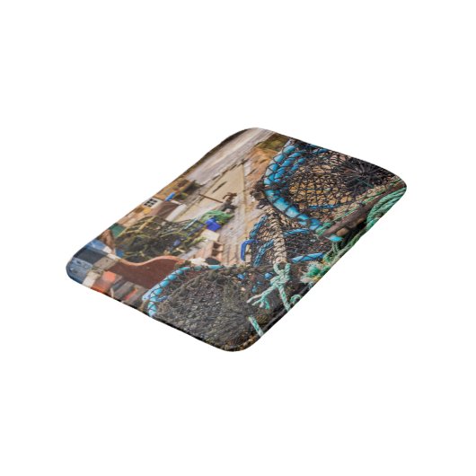 doppen en kreeften | Pittenweem, Schotland Badmat (Gekanteld)