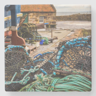 doppen en kreeften | Pittenweem, Schotland Stenen Onderzetter