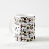 Doppen, glazen en Accessoires Monogra Koffiemok (Voorkant links)