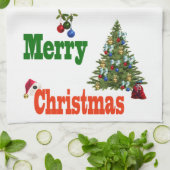 Doppen, kersttheekdoek theedoek (Gevouwen)