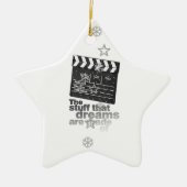 Doppen van de kerstversiering van Dreams Keramisch Ornament (Voorkant)