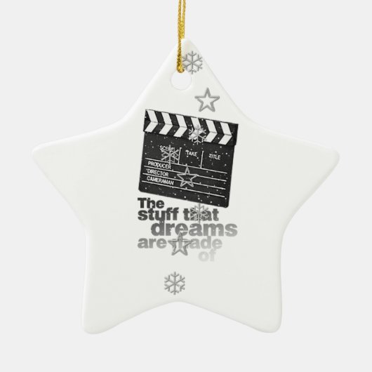Doppen van de kerstversiering van Dreams Keramisch Ornament (Voorkant)