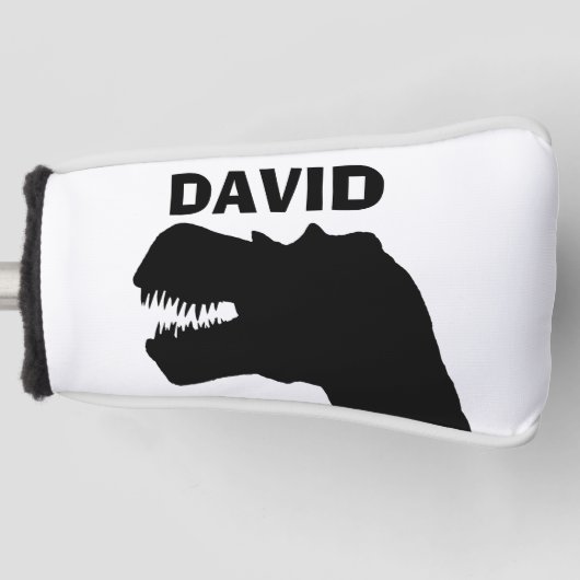 DOPPERKLEP VOOR AANGEPASTE DINOSAURUSPUTTER GOLFHEADCOVER (Voorkant)