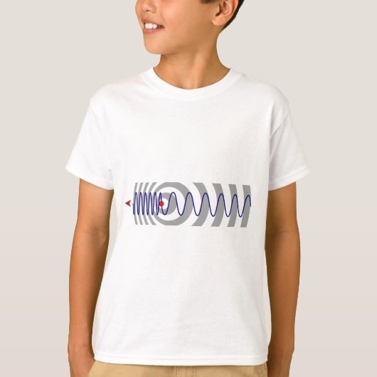 Dopplereffect diagram t-shirt (Voorkant)