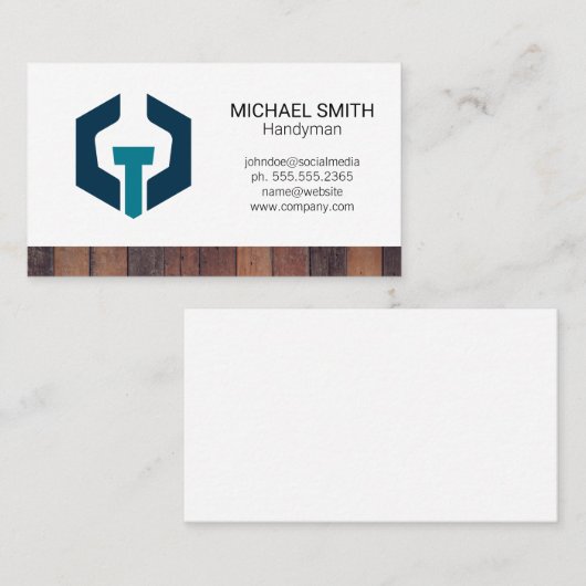 Dopsleutel Logo Visitekaartje (Voorkant / Achterkant)