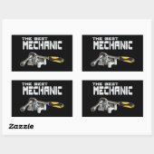 Dopsleutels Rechthoekige Sticker (Vel)