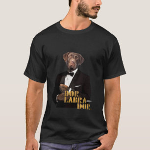 Dor Labra Dor Grappige Bruine Labrador Retriever G T-shirt