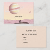 Dor land en planeet. visitekaartje (Voorkant / Achterkant)