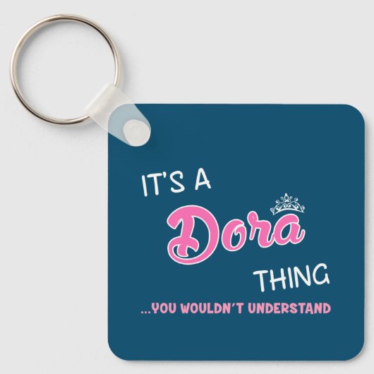 Dora ding dat je niet zou begrijpen sleutelhanger (Voorkant)