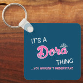 Dora ding dat je niet zou begrijpen sleutelhanger (Voorkant)