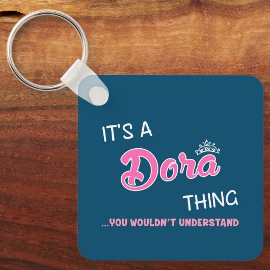 Dora ding dat je niet zou begrijpen sleutelhanger (Voorkant)