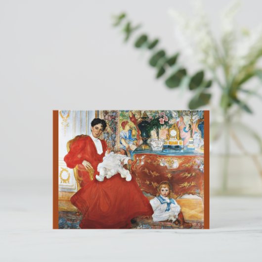 Dora Lamm en Her Sons Briefkaart (Staand voorkant)