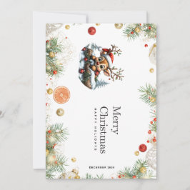 Dorable Kerstpinguïn met Cadeaus Kaart