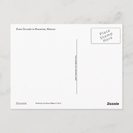 Dorada Bucerias Mexico Briefkaart (Achterkant)