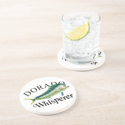 Dorado Whisperer Light Zandsteen Onderzetter (Zijkant)