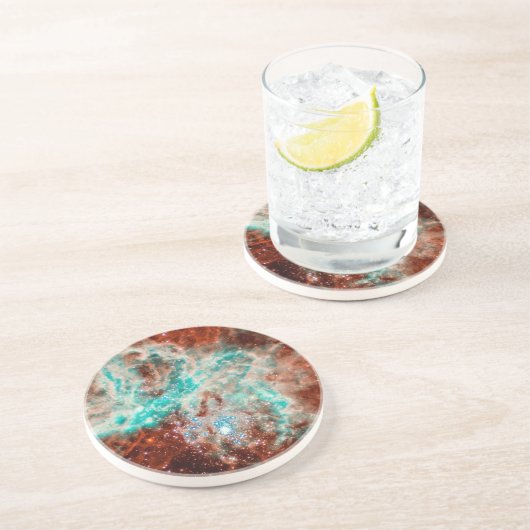 Doradus Nebula Birthing Planets Zandsteen Onderzetter (Zijkant)