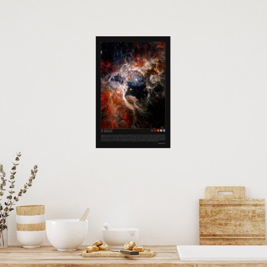 Doradus (Tarantula Nebula, NGC 2070) Poster (Keuken)