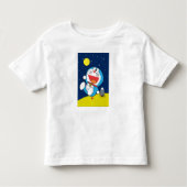 Doraemon at Space Adventure Design  Kinder Shirts (Voorkant)