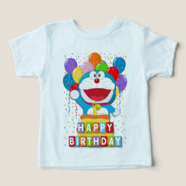 Doraemon met cake- en ballonartwork