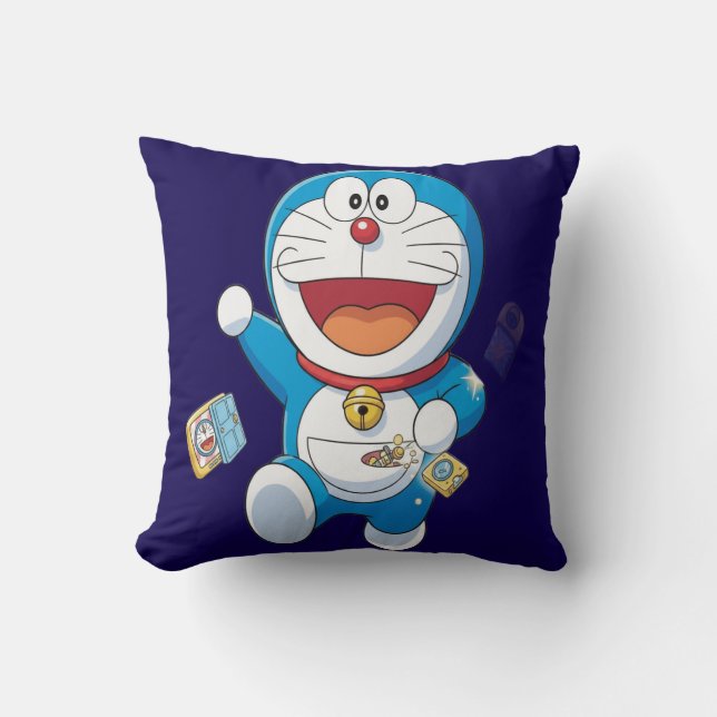 Doraemon Pillow – Fun & Gadget Style Kussen (Voorkant)