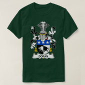 Doran Coat of Arms Family Crest T-shirt (Design voorkant)
