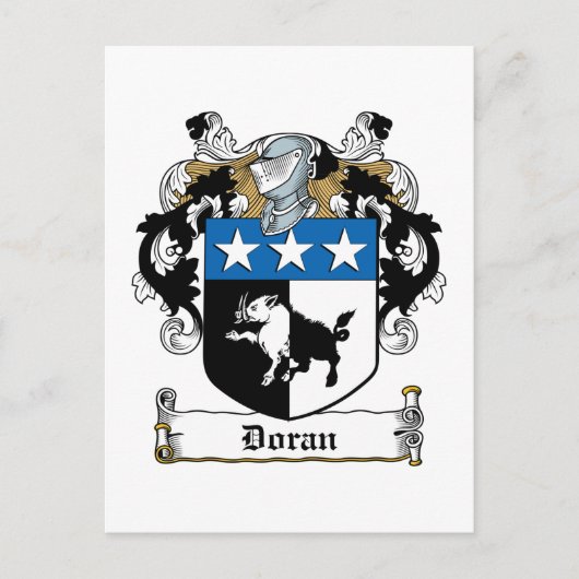 Doran Family Crest Briefkaart (Voorkant)