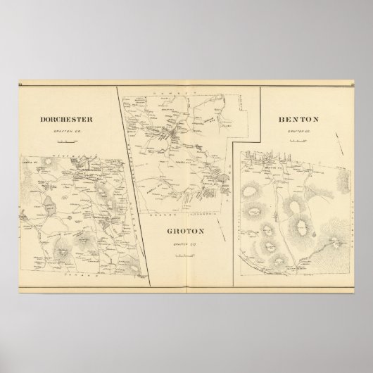 Dorchester, Groton, Benton Poster (Voorkant)